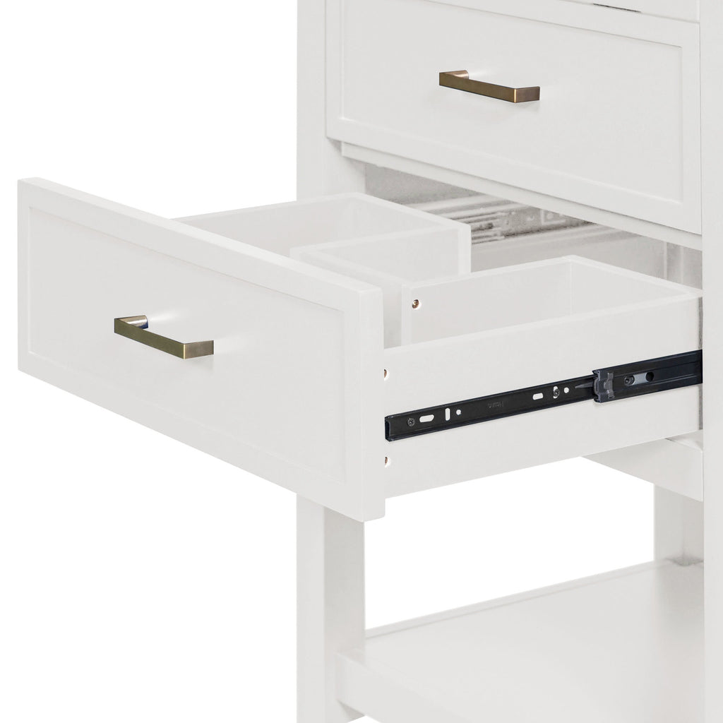 24'' Bathroom Vanity with Top Sink, Modern Bathroom Storage Cabinet with 2 Drawers, Single Sink Bathroom Vanity (Replace SW000101AAK)